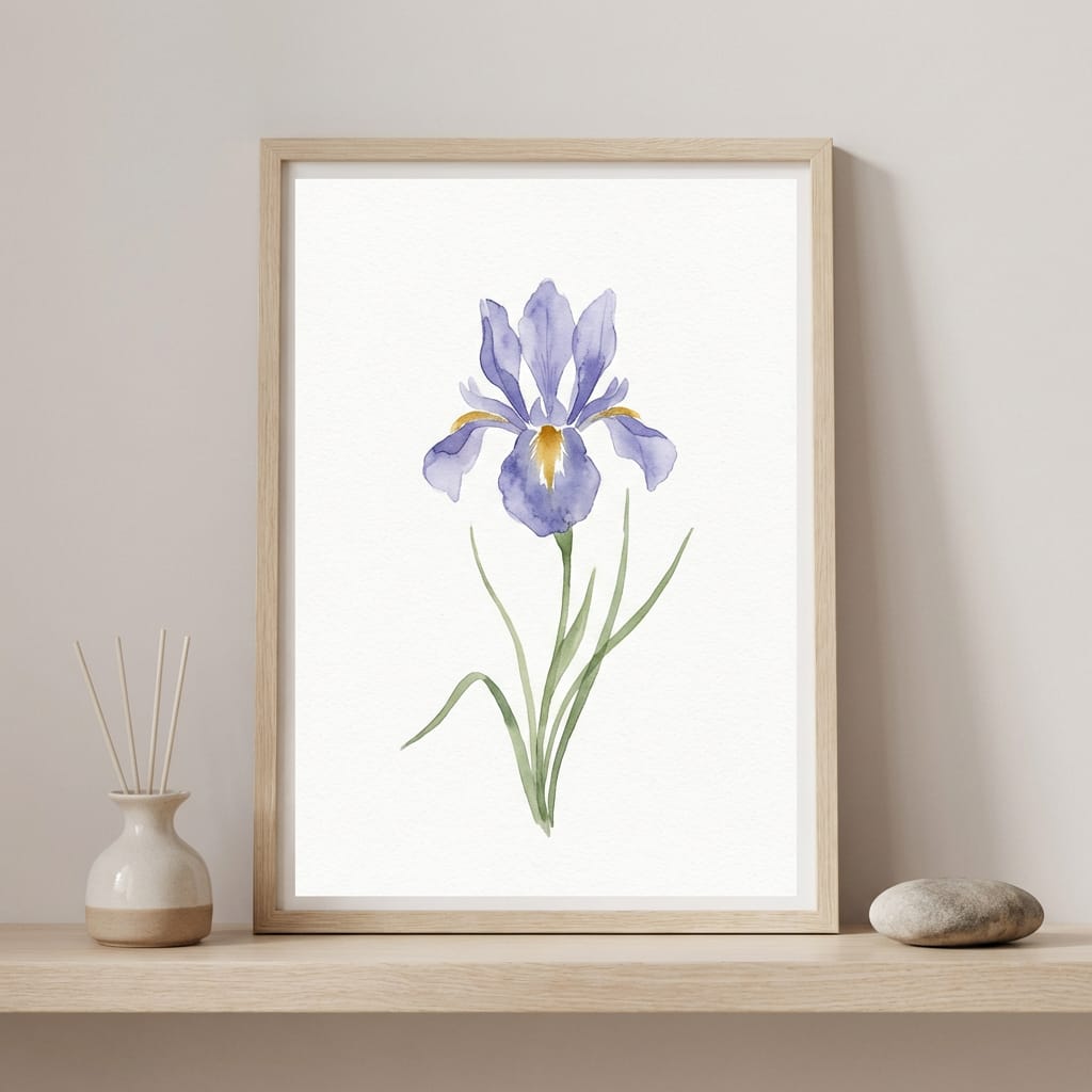 Iris in fiore: la simmetria radiale a tre petali come esempio di geometria della natura